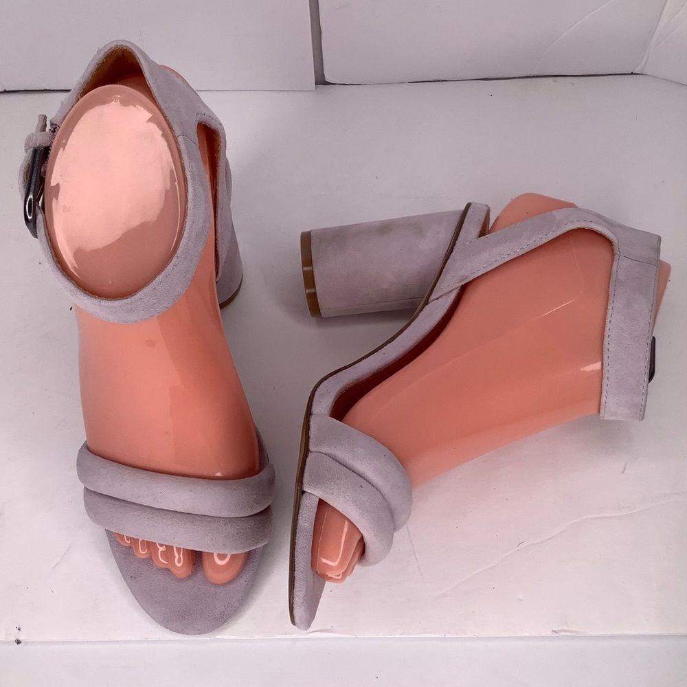 Madewell L1496 Ankle Strap Slingback Lilac Women’s Tall Heel Sandals Sz 5 Fairy